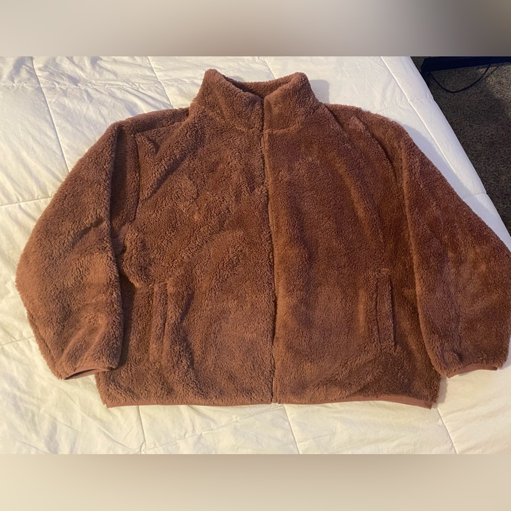 Old Navy Chocolate Fleece Jacket